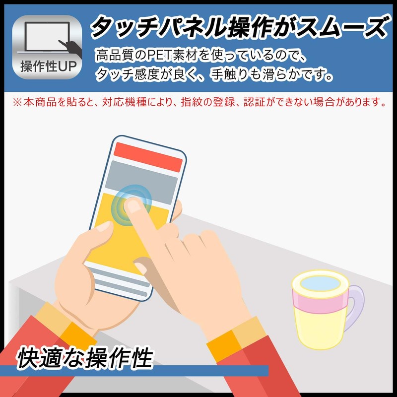 FILMEXT SHARP EL-G37 Protective Film for Curved Surfaces, Reduced Reflection,