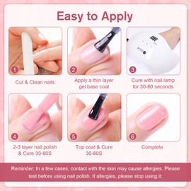 Shining She Semi-Permanent Nail Polish,10 Colors Light Pink Brown White Semi-Permanent Nail Polish Soak Off UV/LED Nail Polish for Female Family Nail Art,8ML
