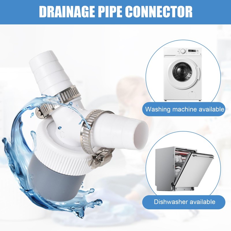 Washing Machine Drain Double Connection Y Adapter - Y Adapter
