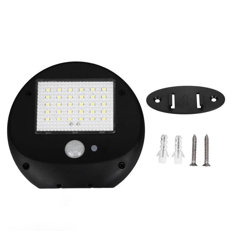 Solar Wall Lamp Sensitive Motion Sensor Weather Resistant Outdoor LED