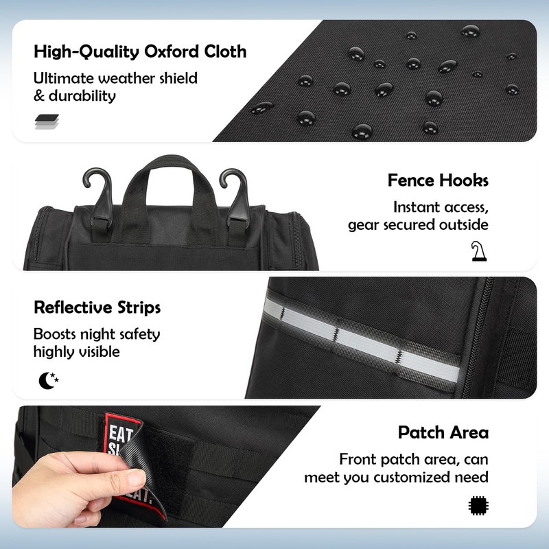 Catchers Gear Bag with Wheels for 4 Bats, Rolling Baseball
