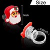 Dealot 50 Pack Light Up Rings Christmas Party Favors for