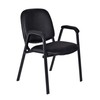Regency Ace Vinyl Stack Chair, Black