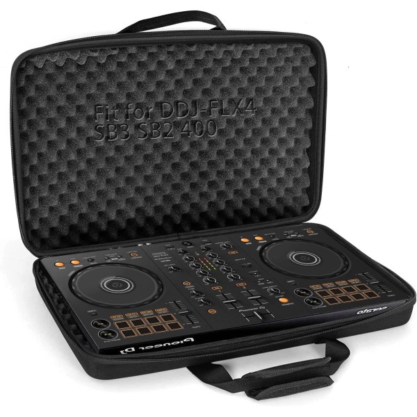 Ithwiu Lightweight Molded Hard Storage Case Fits for DDJ-FLX4 /