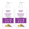 Aravi Organic Multi-peptide Shampoo & Multi-peptide Conditioner For Healthy Hair