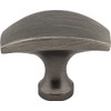 Elements 382DBAC Cosgrove Collection 1.5 Inch Rectangular Cabinet Knob, Brushed