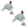 2 Pieces Heavy Duty Inside Deadlock, Galvanized Steel Garage Door