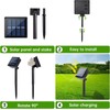 Solar LED Strip Lights Outdoor Waterproof 19.6FT 180 LED White