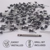 SKIR'CO (100 pcs) Painted Blind Rivets 4.0 x 8 mm,