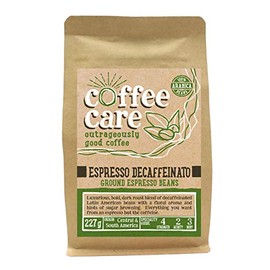 Coffee Care Espresso Decaffeinato Ground Espresso Beans 227G (1 Packet)