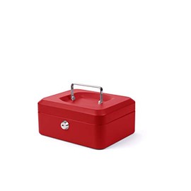 PAVO 8011872 8 inch Cash Box - Red