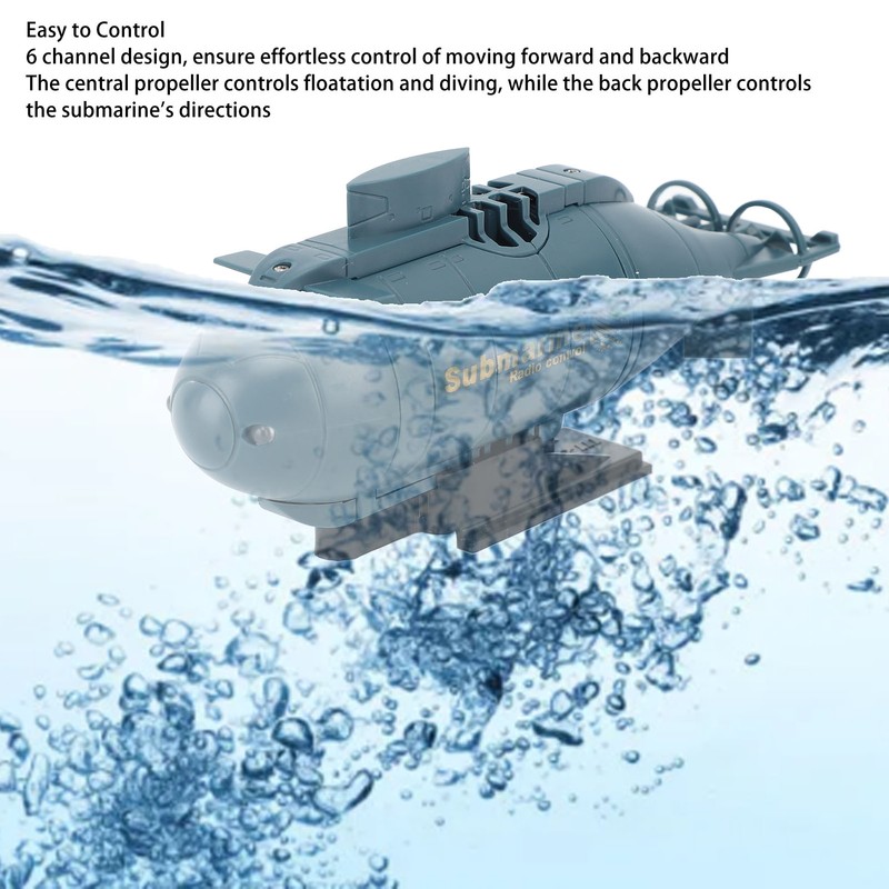 Mini RC Submarine Toy 6 Channel Remote Control Boat Ship