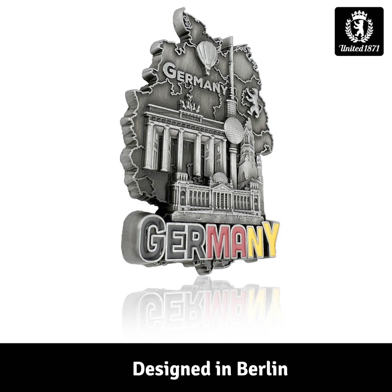 United1871 Germany Souvenir Magnet, Berlin Souvenir, Keepsake Magnet Made of
