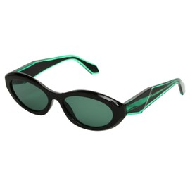 Foster Grant x Wicked Elphaba Collection Sunglasses, Positively Green, Oval, 53.5 mm, Unisex
