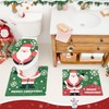 GRANNY SAYS Christmas Washable Bathroom Rugs Sets 3 Piece, Winter
