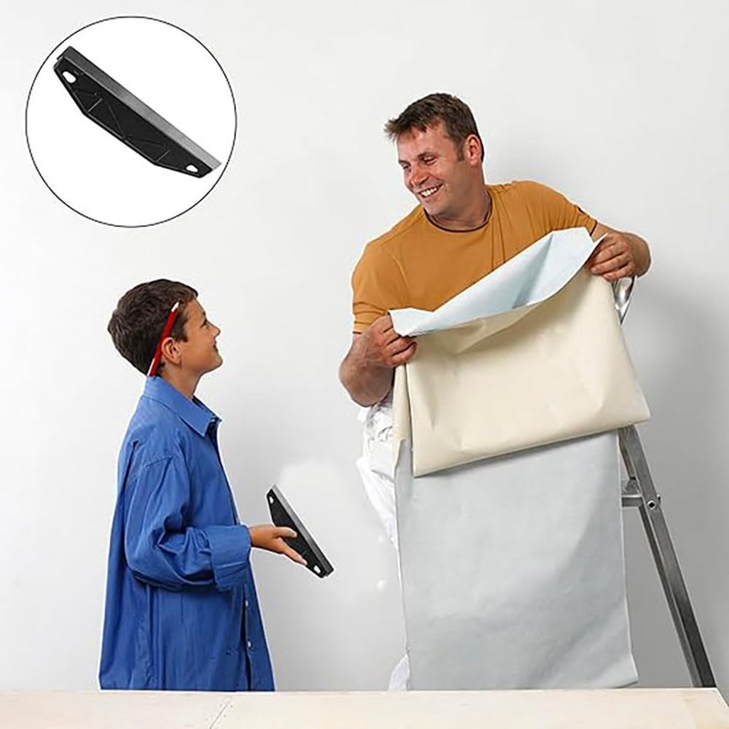 Wallpapering Rail, Wallpaper Smoothing Tool Set, Trimming Tool, Wallpapering Ruler