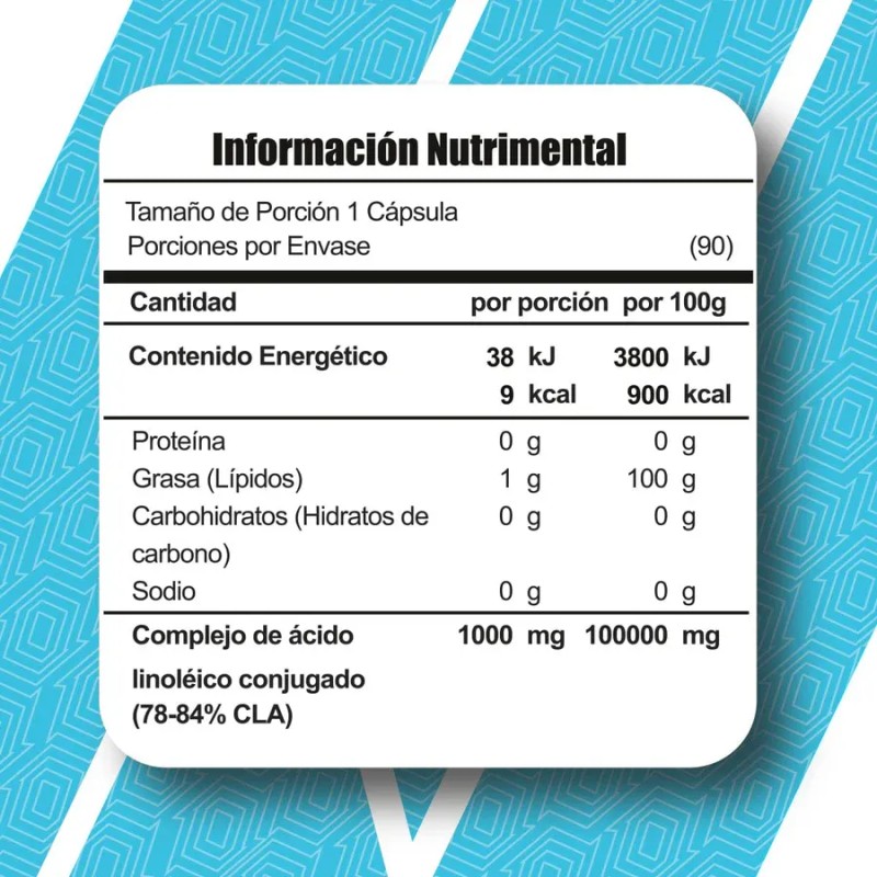 Suplemento Meta Nutrition Cla Caps Servicios Sabor