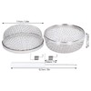 2Pcs RV Water Heater Vent Cover Stainless Steel 2.8in Flying