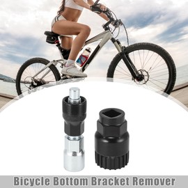 X AUTOHAUX Bicycle Crank Extractor Puller Kit Square Taper Remover Bike Crank Arm Puller Bottom Bracket Removal Repair Tool for Cycling