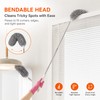 Extendable Microfiber Duster for High Cleaning – 60.63-Inch Bendable Washable