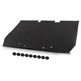 LQI Hood Insulation Pad 1/2" with Clips Heat Blanket Compatible with Range Rover Classic Only 1987-1995 Black