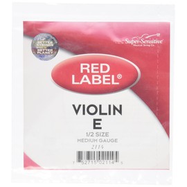 D'Addario Red Label Violin E 1/2 Med (2114)