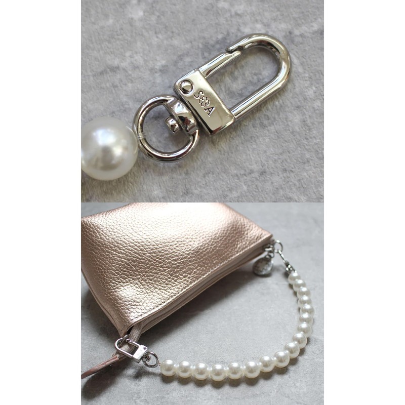 Salon de Alphard Pearl Strap, Smartphone Strap, Wrist, Hand Strap,