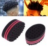 TopHomer Travel-Friendly 2-in-1 Barber Hair Brush Sponge with Ergonomic Shape,