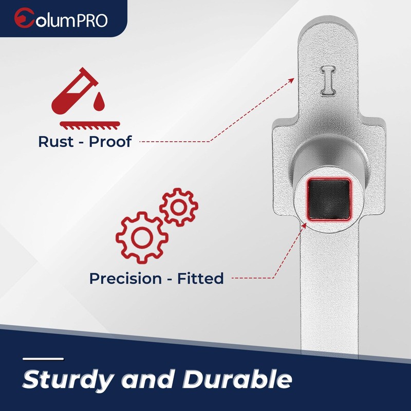 ColumPRO Set of 2 bleed keys, stainless steel material, electrolytically