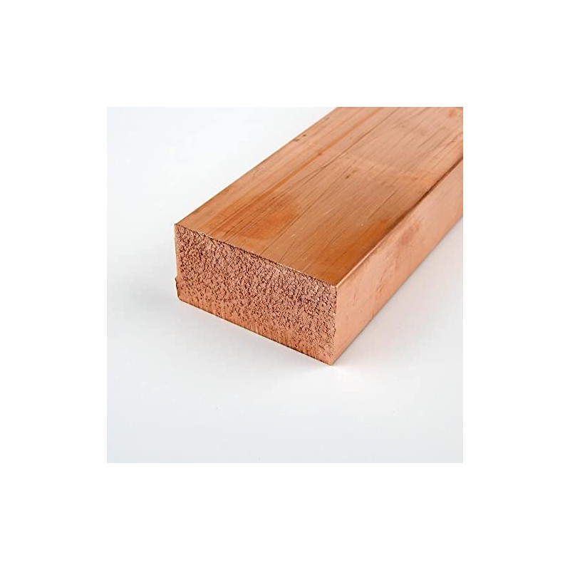 110 Copper Rectangular Bar, Unpolished (Mill) Finish, H02 Temper, ASTM