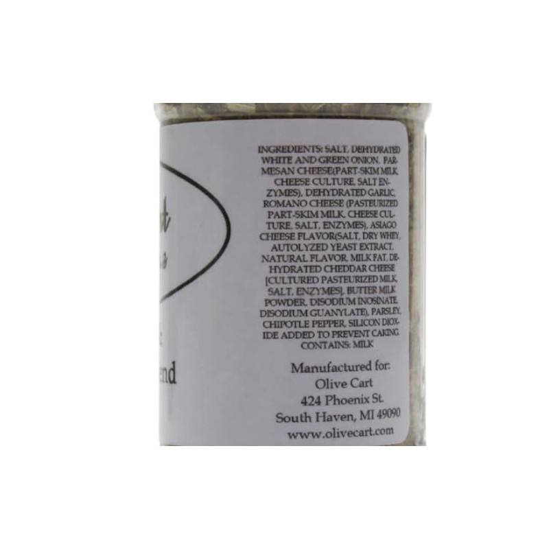 Asiago Cheese Seasoning with a Smoked Pepper Blend 2oz (Olive