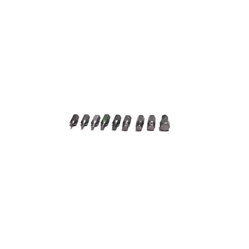 Barnwell Set of 9 Hexagon/Hex/Allen Metric Screwdriver Bits 1.5,2,2.5,3,4,5,5.5,6,8mm