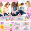 Vjonnl Magnetic Building Blocks 38PCS Magnetic Tiles Baby Toys Set
