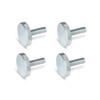 Ganter Normelemente Flat knurled screws, knurled screws (low shape), DIN