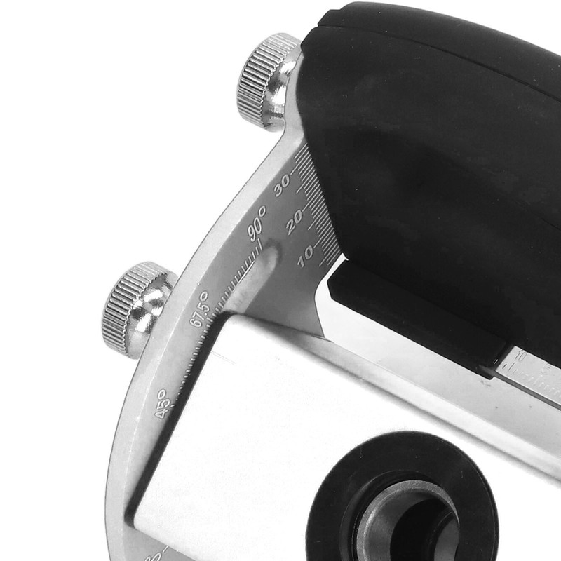 Woodworking Hole Locator Aluminum Alloy Adjustable 0‑90° Clear Scale Guide