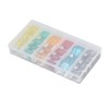 24PCS Car Blade Fuses Zinc Alloy Fuse Assortment Set Automobile