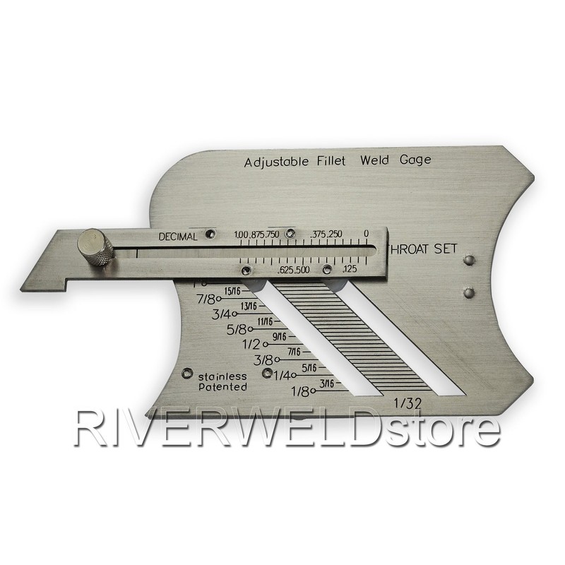 Adjustable Fillet Weld Gauge and Unequal LEG Measurement Feature Weld