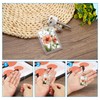 [PATIKIL] 10pcs 44x27mm Acrylic Photo Frame Keychains Blank Photo Insert