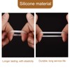 MECCANIXITY Silicone Rubber Bands Rings 100Pcs Non-slip 20mm Dia 0.7mm