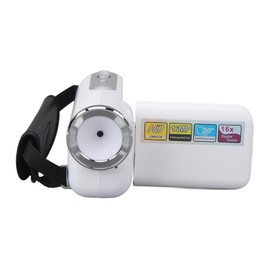 Annadue Video Camera Camcorder, 1080P HD 16 MP Camera Camcorder with 2.0 Inch Colour TFT Screen, 16x Digital Zoom Vlogging Camera for YouTube Party Travel (White)