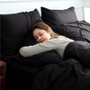 Bedsure Black Comforter Set Queen - Bed in a Bag