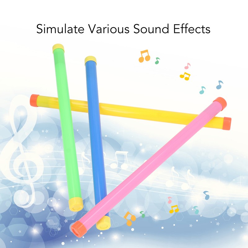4PCS Sound Effect Wands Kids Shaking Sound Toy Multi Color