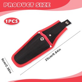 Canvas Garden Pruner Bag, Tool Belt Pouch, Leather Sheath, Durable Pliers Pruner Holder, Portable Garden Pliers Tool Pouch Bag,Gardening Scissors Tool Holder Bag