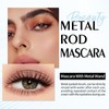 White & Brown Metal Iron Wand Lash Primer & Mascara