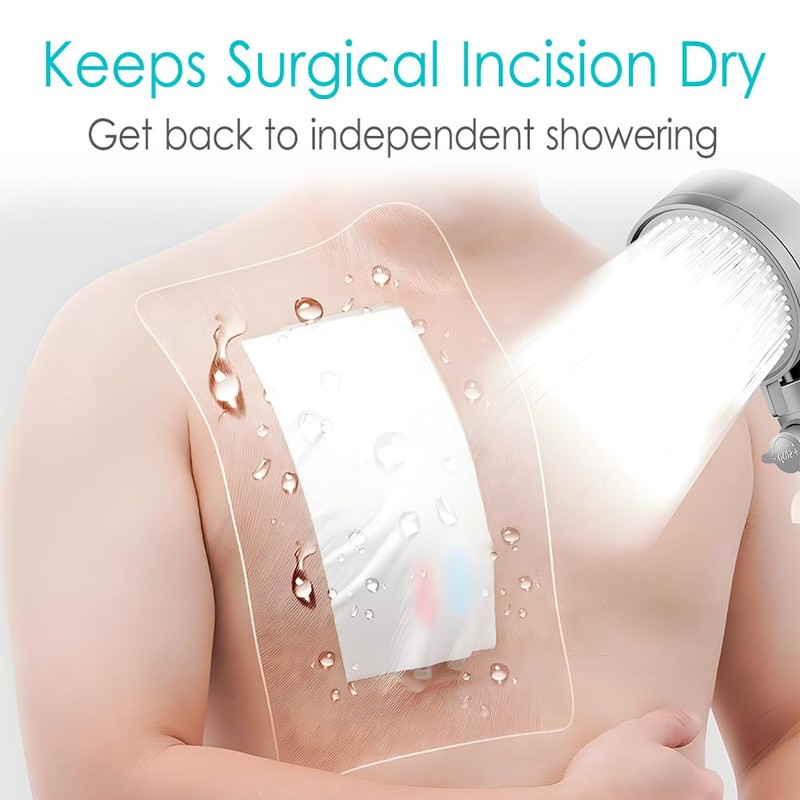Large Waterproof Bandages with Pad - 10" x 12", 14