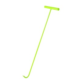 Iweshal Handy Lifting Hook, Heavy Duty 32" Manhole Cover Hook, Solid Steel Chrome Plated Lifting Hook, Lift Manhole Covers, Hooks for Moving Lifting and Pulling (One-Piece Design)