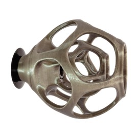 byMazy Maze Shrimp Hide | Shrimp Protector & Swim-Through Hideout – Aquarium Plant Holder & Fish Tank Decor with Suction Cup (Bronze, Regular)