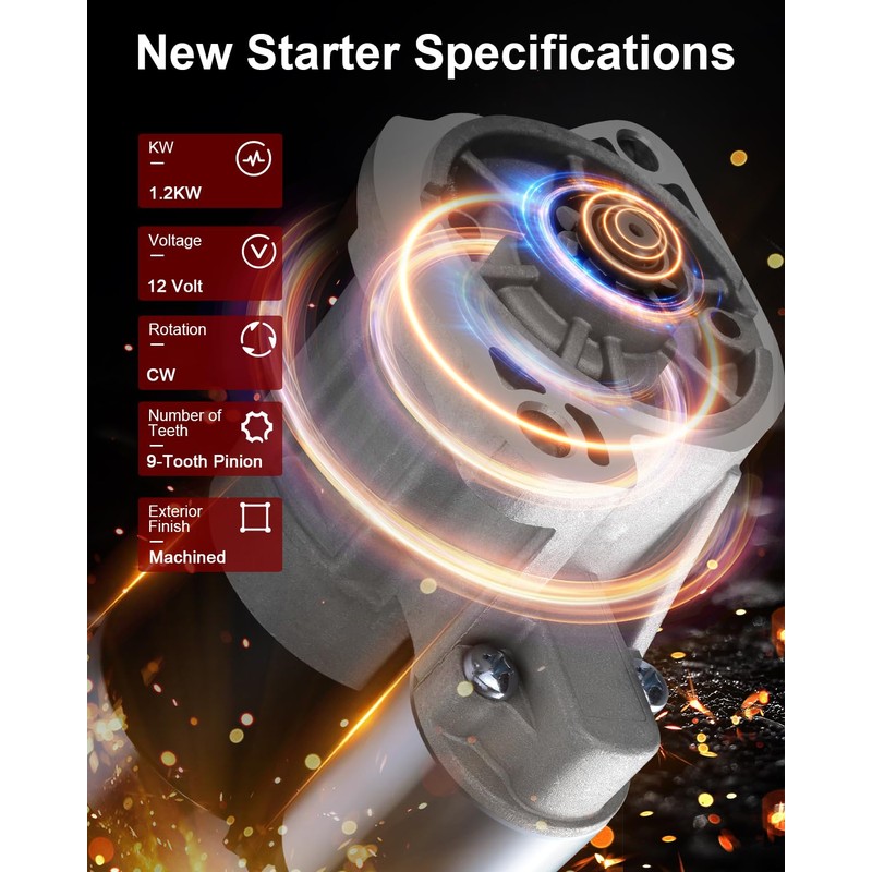 New Starter Compatible for Nissan Lift Trucks AEH All H20
