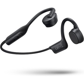 GOODUSCN Bone Conduction Headphones, Open Ear Earbuds Wireless Earphones, Longtime Lasting, Bluetooth Headphones 5.3 with Mic, IP65 Headset for Secure Running and Fitness Workout, Adventures