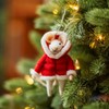 Sass & Belle Mouse in Puffer Jacket Felt Decoration